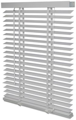 Intensions Wooden Venetian Blind 140x175cm - Grey.